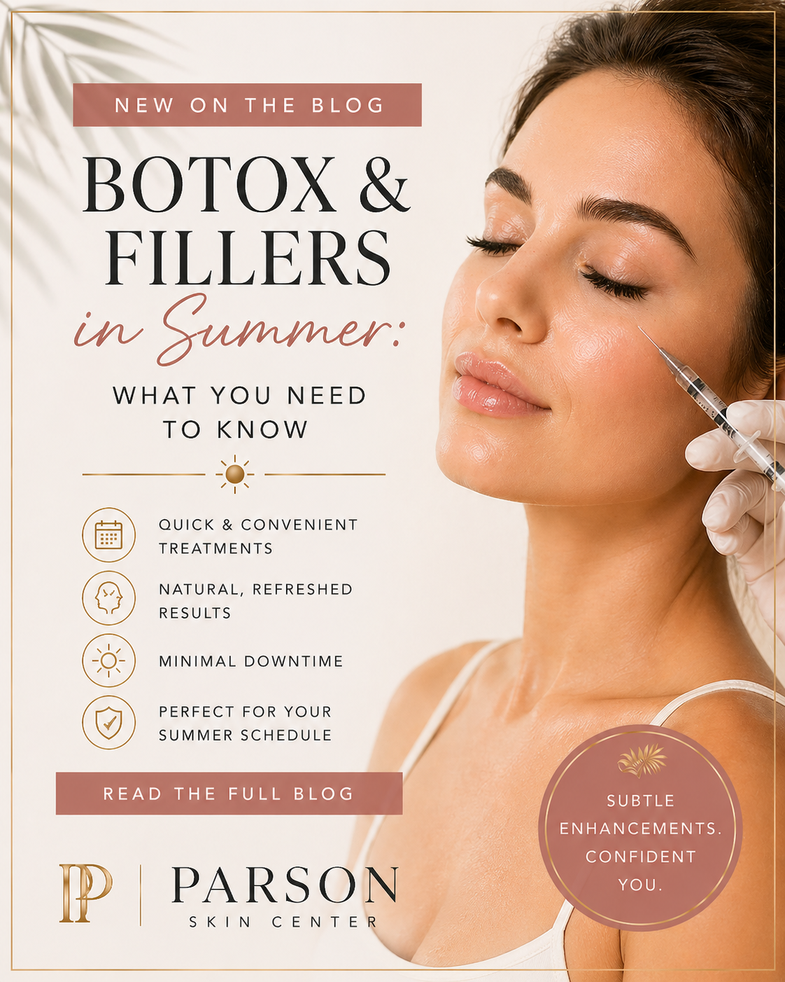 Lip filler and Botox treatment results showing natural enhancement in Scottsdale Arizona
