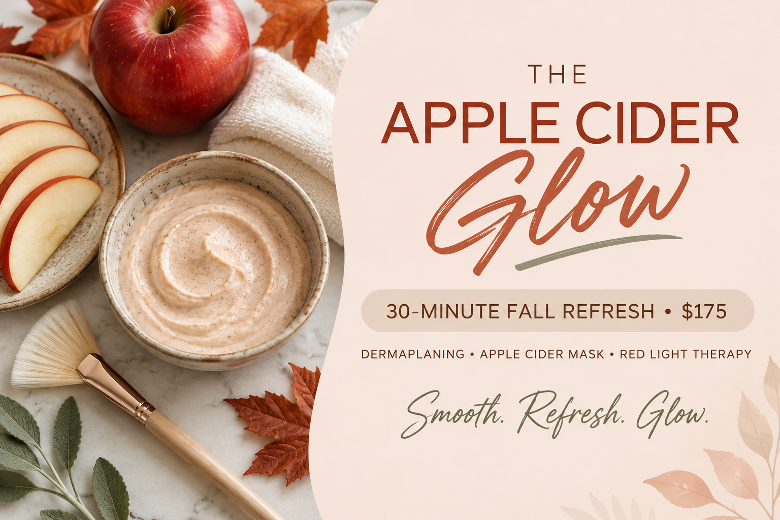 Fall Refresh Facial | Apple Cider Glow | Scottsdale